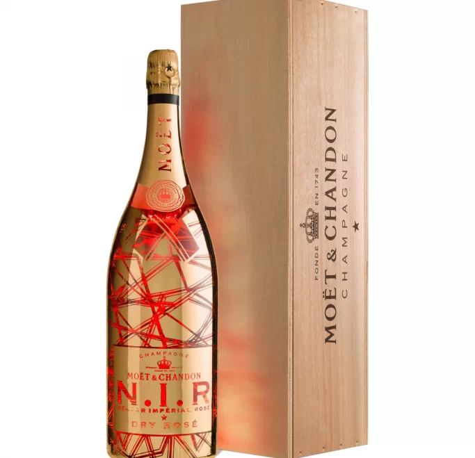 Moet & Chandon N.I.R. Nectar Imperial Rosé Dry Champagne
