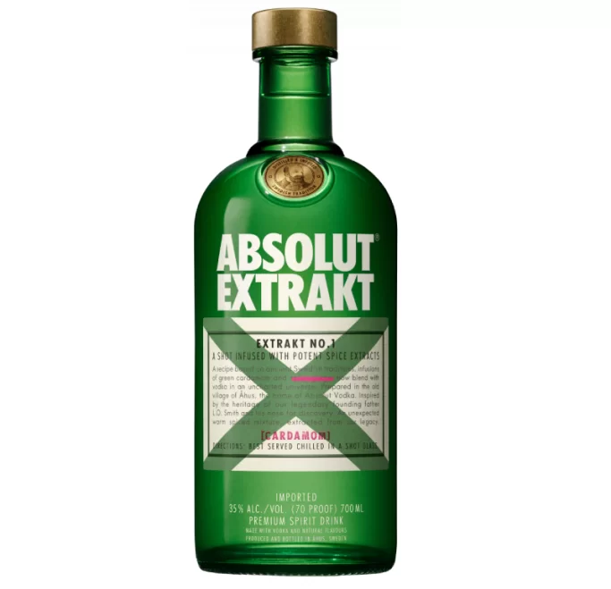 Vodka Absolut Extrakt 750ML