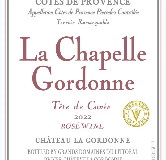 LA CHAPELLE GORDONNE ROSÉ