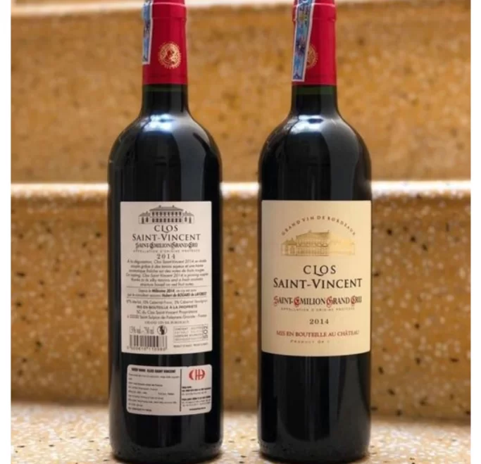 CLOS SAINT VINCENT Saint Emilion Grand Cru