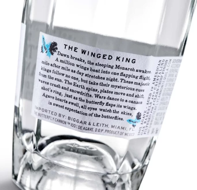 Butterfly Cannon Cristalino Tequila