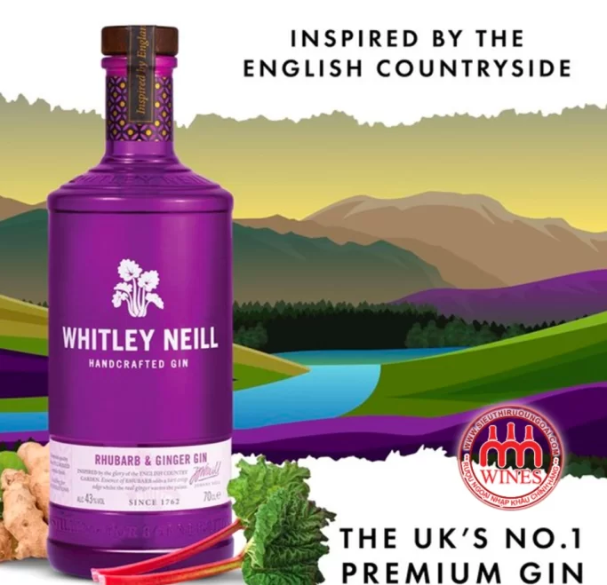 Whitley Neill Rhubarb & Ginger Gin